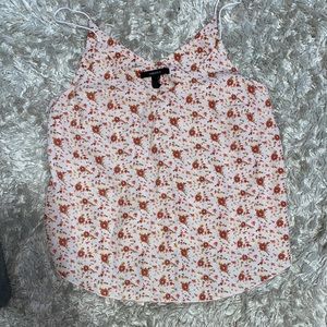 Beautiful forever 21 flowery tank top